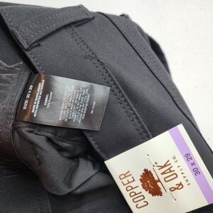 Copper & Oak Men's Black Cargo Pants